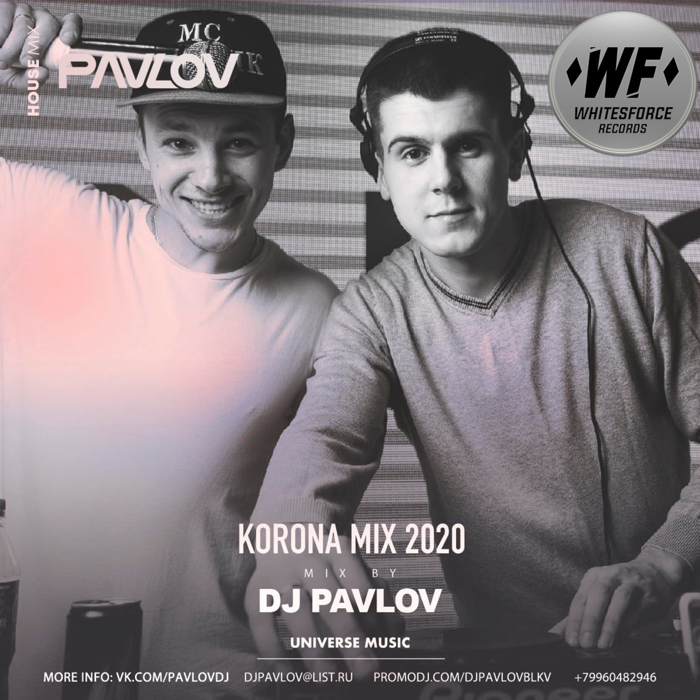 DJ PAVLOV - KORONA MIX 2020 [Whitesforce Records]