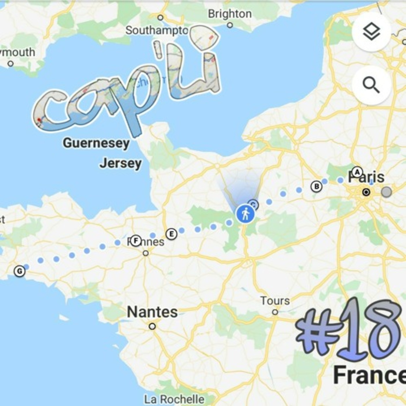 Cap\'Li : Un voyage enregistré par un téléphone