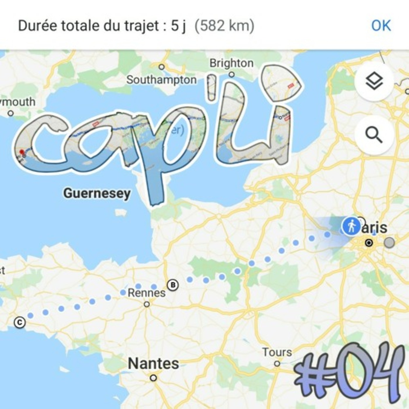 Cap\'Li : Un voyage enregistré par un téléphone