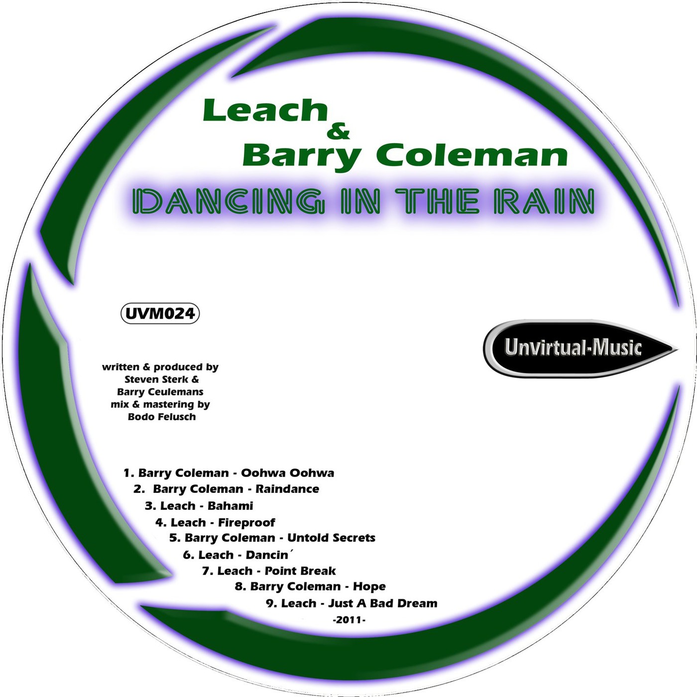 UVM024 - Leach & Barry Coleman - Dancing In The Rain [Album]