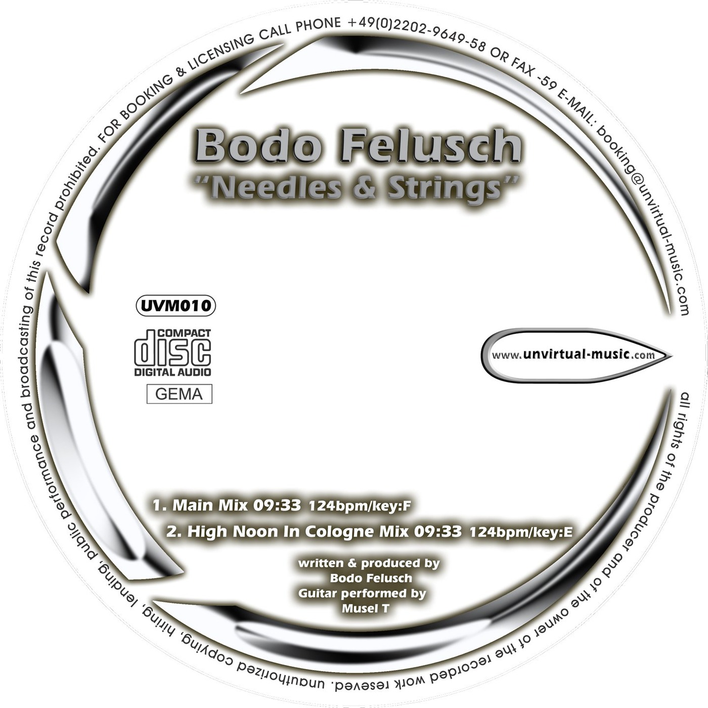 UVM010 - Bodo Felusch - Needles & Strings