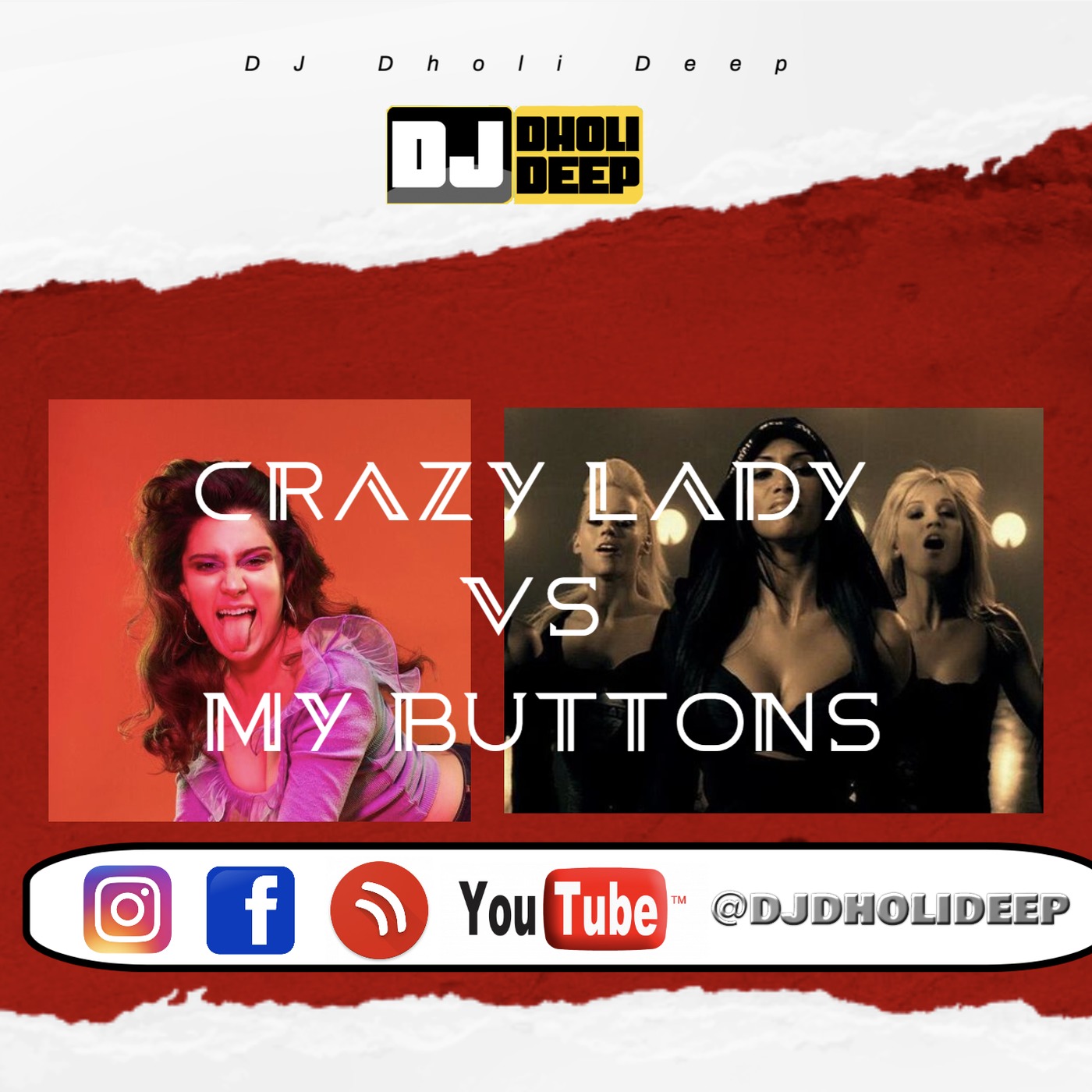 Crazy Lady Vs My Buttons | Latest Bollywood Remix | Aastha Gill | DJ Dholi Deep | Mashup