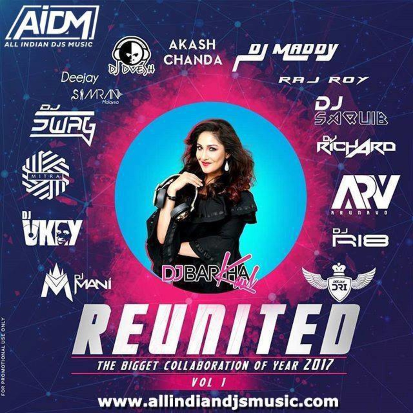 ReUnited The Album (Collaboration 2017) By DJ Barkha Kaul Ft. Various Artist by AIDM  Edit