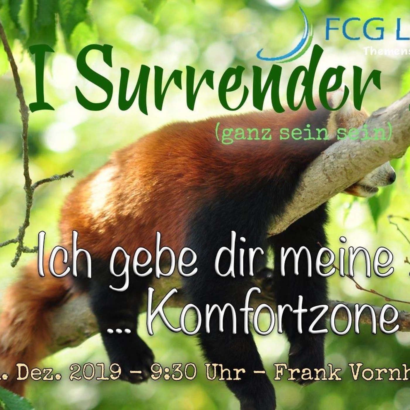 I Surrender ... meine Komfortzone [Post 252]