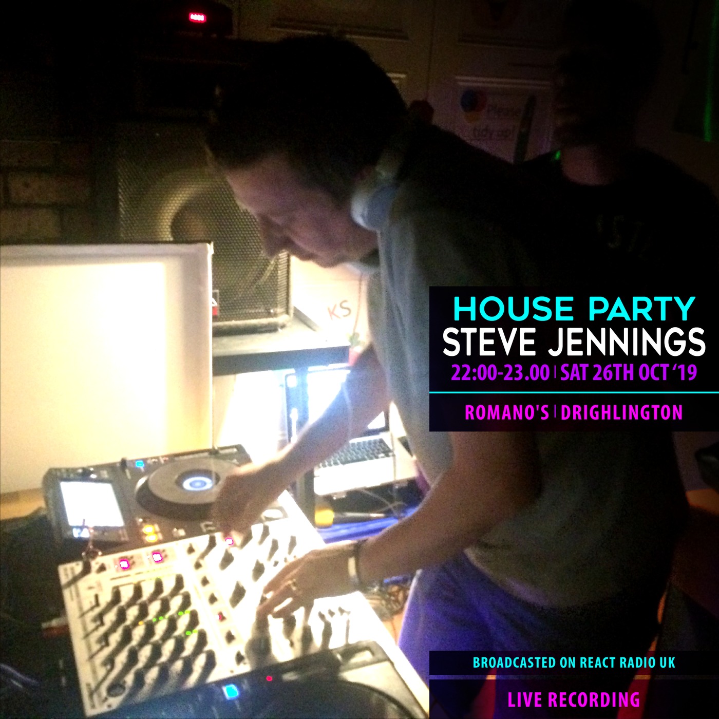 Steve Jennings Live @ VVLHP - Romanos Seventh Heaven 26th October '19 10pm-11pm