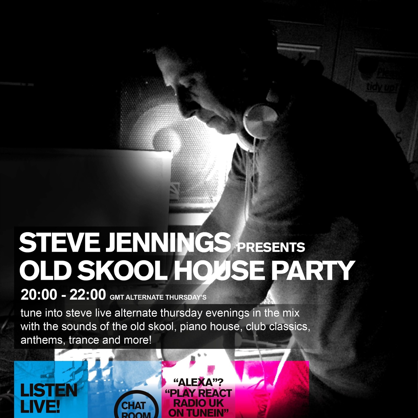 Old Skool House Party #41 2nd April '20 - funky / rave / vocal / acid / bootleg / disco
